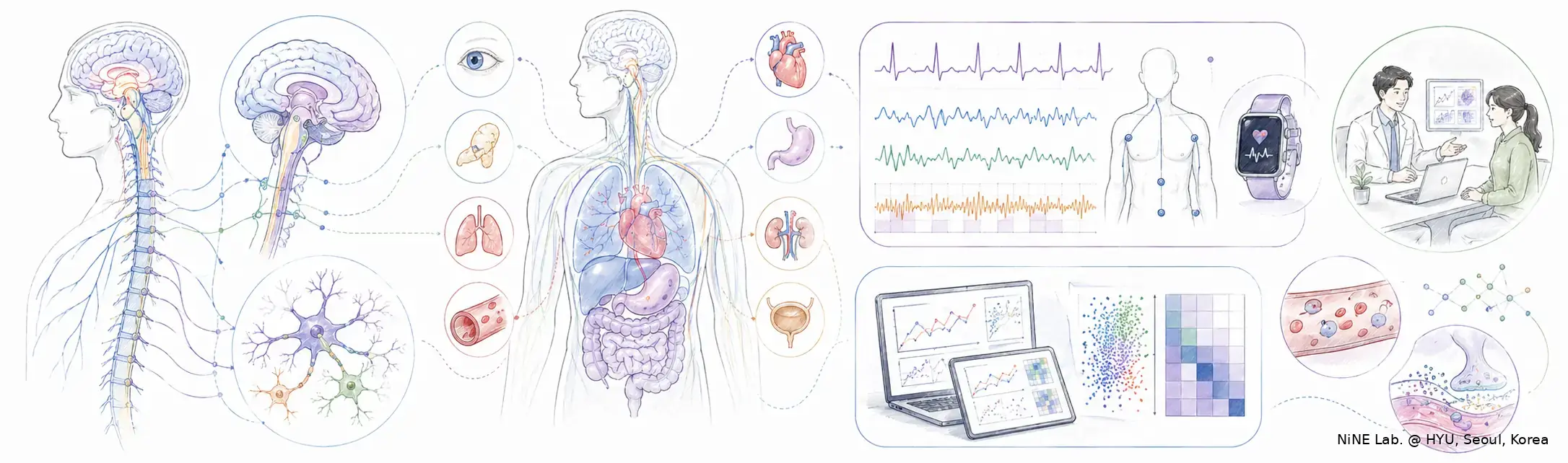 Research themes illustration